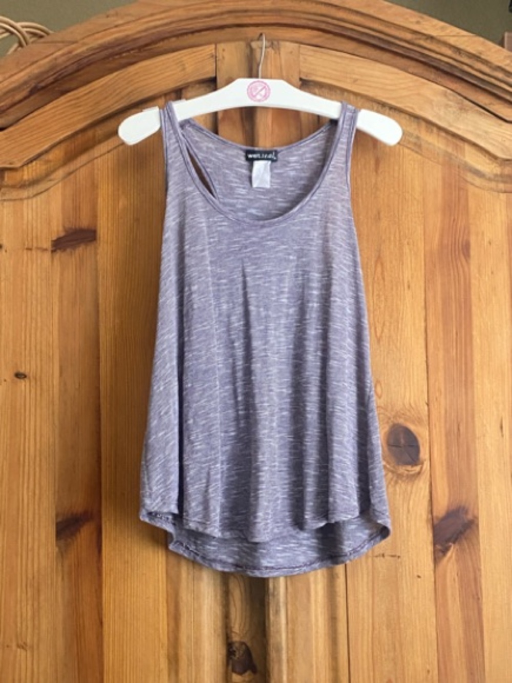 NWOT Vintage Wet Seal Purple Heathered  Racerback Tank Top
